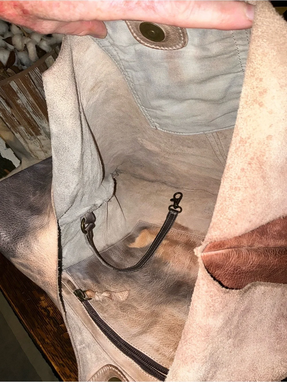 Bed Stu Leather Ariel Hobo Shoulder Bag Starry Night TD Tie Dyed Retail $249